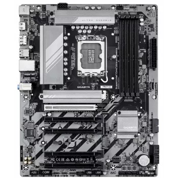 Placa-mãe GIGABYTE B860 DS3H – Compatível com CPUs Intel Core Ultra, VRM 8+1+2+2 fases, até 9066 MHz DDR5, 1x PCIe 5.0 + 1x PCIe 4.0 M.2, LAN 2,5 GbE, USB 3.2 Gen 2x2