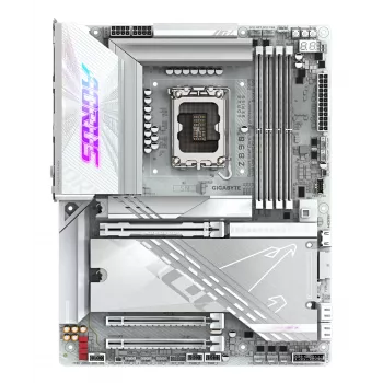 Placa-mãe GIGABYTE Z890 AORUS PRO ICE — Intel Z890, LGA 1851, ATX, DDR5, 4x DIMM, 4x M.2, LAN 2.5 Gb, Wi‑Fi