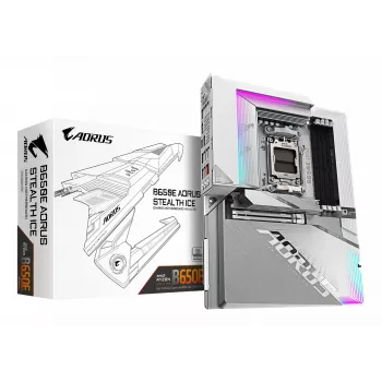 Placa-mãe GIGABYTE B650E AORUS STEALTH ICE, AMD B650E, socket AM5, ATX