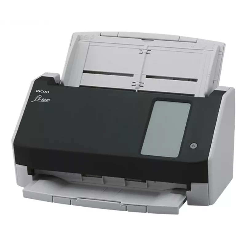 Digitalizador Ricoh fi-8040 ADF + alimentação manual 600 x 600 DPI A4 preto, cinzento