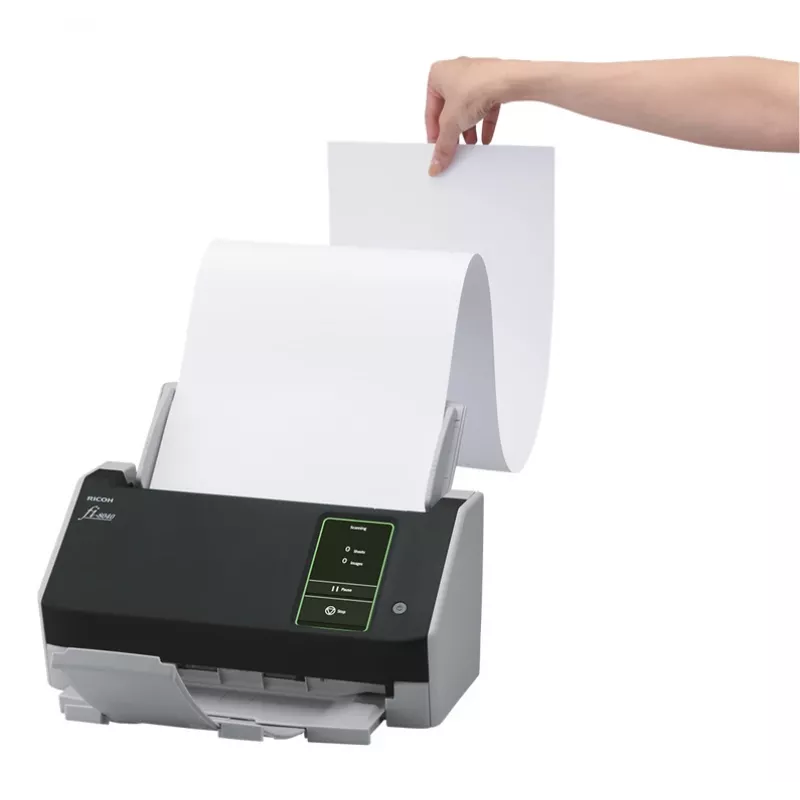 Digitalizador Ricoh fi-8040 ADF + alimentação manual 600 x 600 DPI A4 preto, cinzento