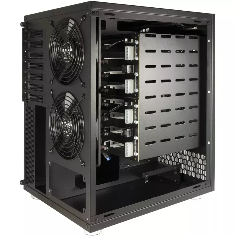 Caixa para HDD Inter-Tech NAS-8 2,5/3,5 polegadas preto