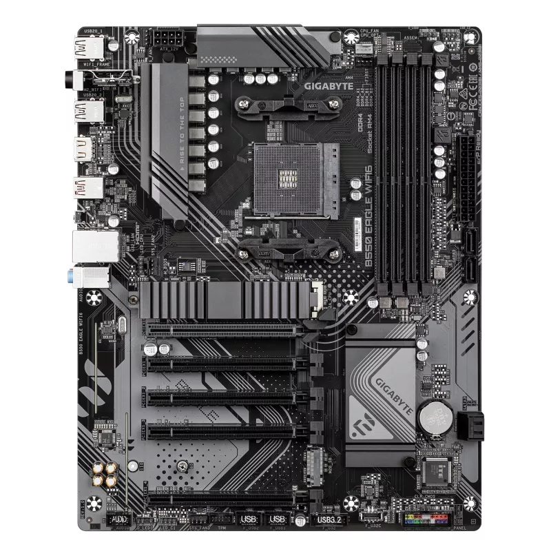 Motherboard GIGABYTE B550 EAGLE WIFI6 ATX, AMD B550, Socket AM4, DDR4, 4x DIMM, 2x M.2, Wi-Fi 6, Bluetooth 5.3