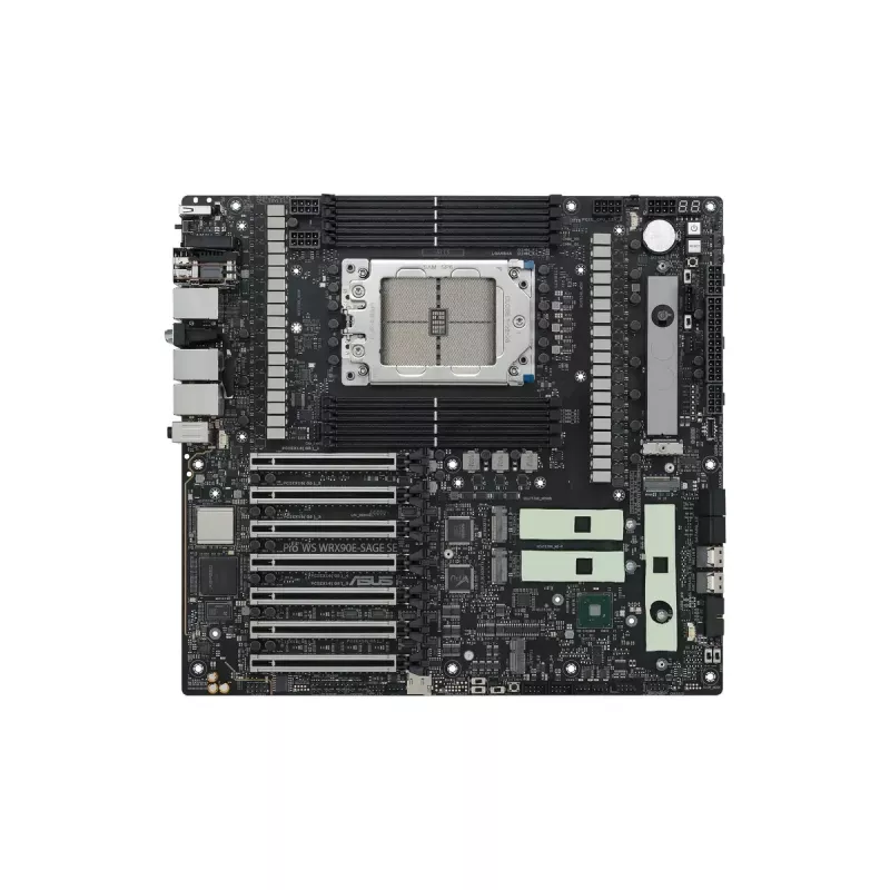 Motherboard ASUS PRO WS WRX90E-SAGE SE, chipset AMD WRX90, socket sTR5, EEB, 8x DDR5 DIMM, 7x PCIe x16 GEN5, 4x M.2, 2x USB4 GEN3X2