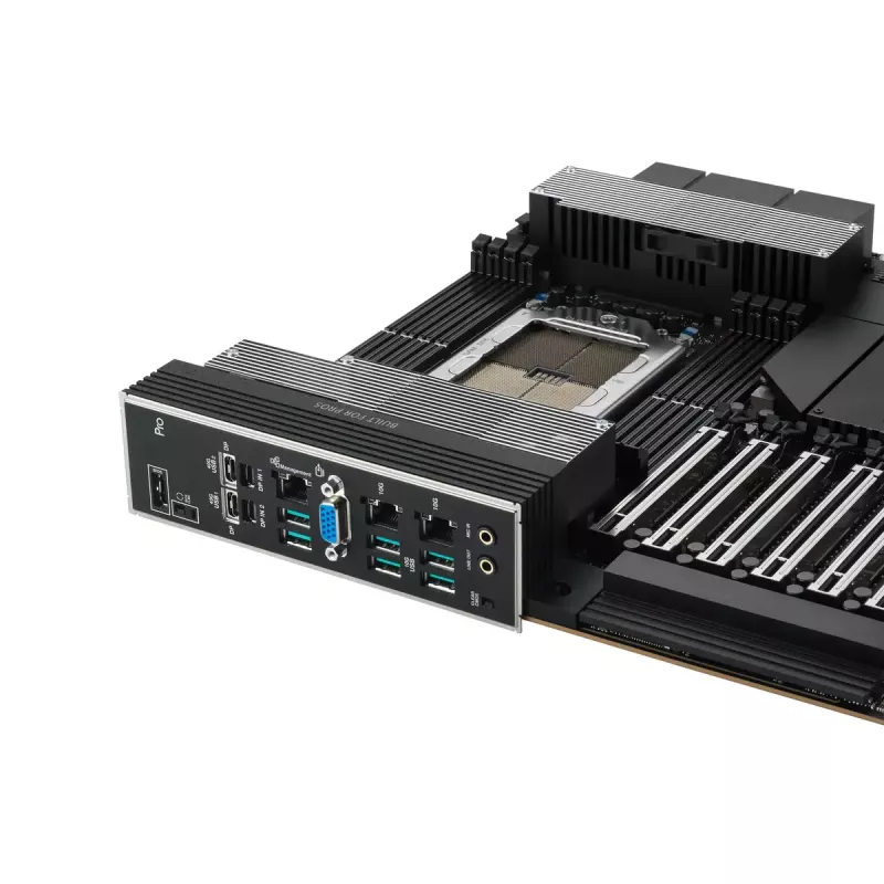 Motherboard ASUS PRO WS WRX90E-SAGE SE, chipset AMD WRX90, socket sTR5, EEB, 8x DDR5 DIMM, 7x PCIe x16 GEN5, 4x M.2, 2x USB4 GEN3X2
