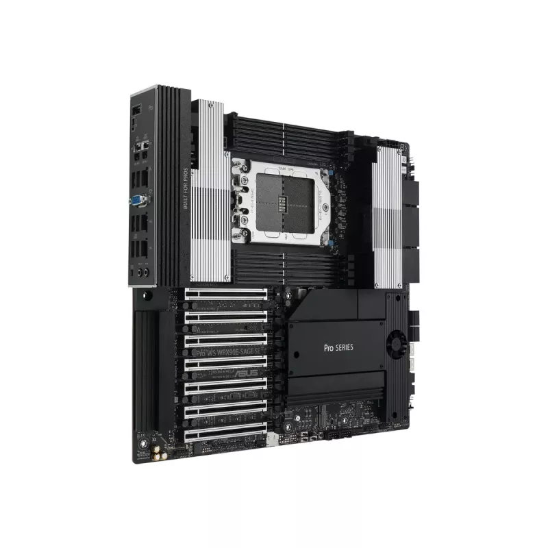 Motherboard ASUS PRO WS WRX90E-SAGE SE, chipset AMD WRX90, socket sTR5, EEB, 8x DDR5 DIMM, 7x PCIe x16 GEN5, 4x M.2, 2x USB4 GEN3X2
