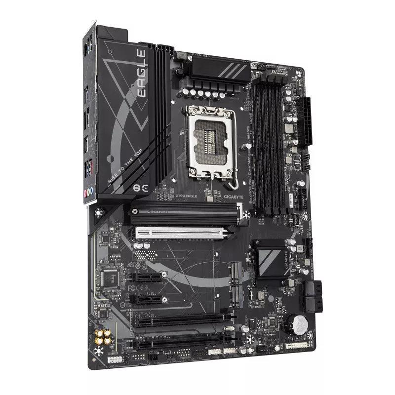 GIGABYTE Z790 EAGLE Motherboard - Compatível com CPUs Intel Core de 14.ª geração, VRM 12+1+1 fases, até 7600 MHz DDR5 (OC), 3x PCIe 4.0 M.2, LAN 2,5 GbE, USB 3.2 Gen 2