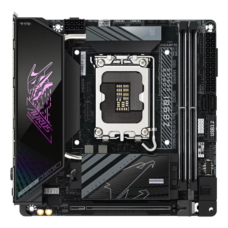 Motherboard GIGABYTE Z890I AORUS ULTRA, chipset Intel, LGA 1851, Mini ITX