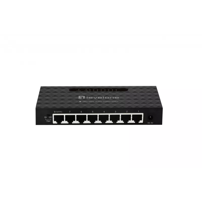 LevelOne GEU-0821 Switch de rede gerido Gigabit Ethernet (10/100/1000)