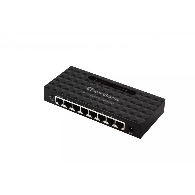 LevelOne GEU-0821 Switch de rede gerido Gigabit Ethernet (10/100/1000)