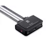LevelOne Switch KVM USB HDMI de 2 portas, 1920 x 1200 píxeis, preto, cinzento