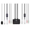 LevelOne Switch KVM USB HDMI de 2 portas, 1920 x 1200 píxeis, preto, cinzento