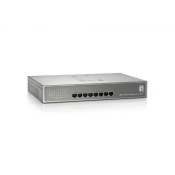 LevelOne Switch PoE Gigabit de 8 portas, 802.3at/af PoE, 240W