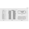 Switch Industrial LevelOne 6 portas Gigabit, 1 x SFP, 1 x SFP/RJ45 Combo, -40 °C a 75 °C, calha DIN