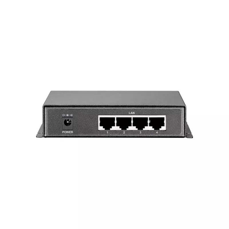 Switch Não Gerido LevelOne 5 portas Gigabit PoE