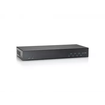 Transmissor HDMI sobre Cat.5 LevelOne, HDBaseT, 100 m, 4 saídas de canal, 802.3af PoE
