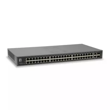 Switch Fast Ethernet LevelOne 50 portas, 2 x Gigabit SFP/RJ45 Combo
