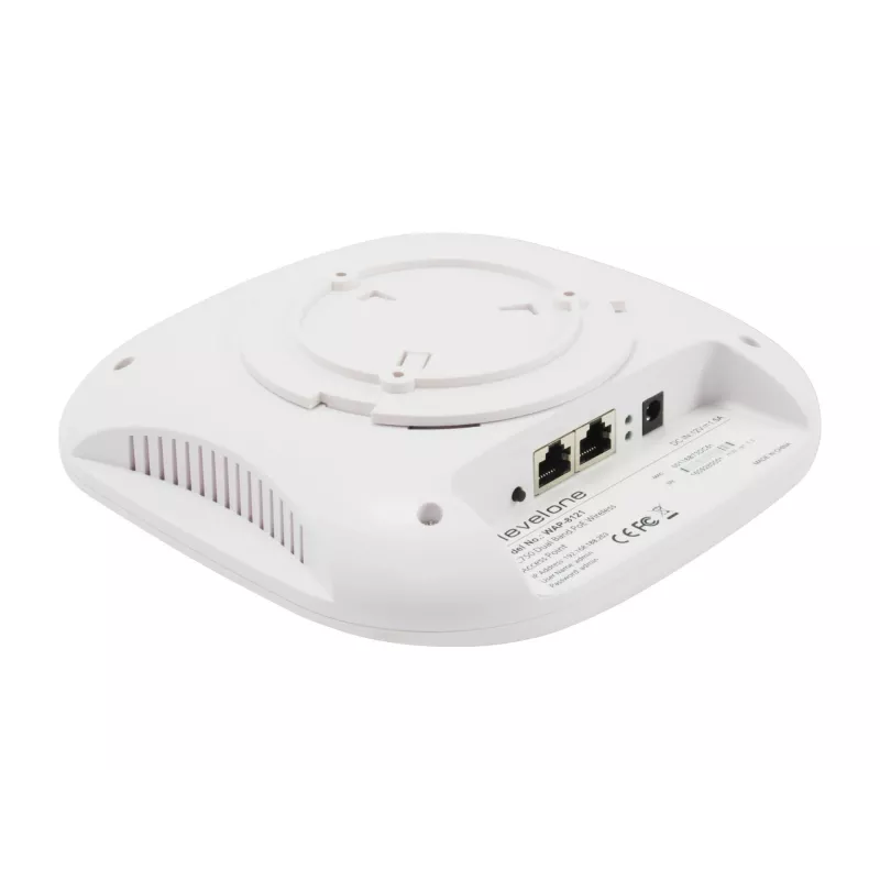 Ponto de Acesso Wireless PoE Dual Band AC750 LevelOne, montagem em teto, gerido por controlador
