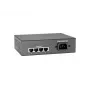 Switch PoE Fast Ethernet LevelOne de 5 portas, 802.3at/af PoE, 4 saídas PoE, 65W