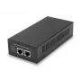 Injetor PoE Gigabit LevelOne, 60 W, 802.3at/af PoE, Gigabit Ethernet, 10,100,1000 Mbit/s, IEEE 802.3af, IEEE 802.3at, IEEE 802.3bt, preto, alimentação, 60 W
