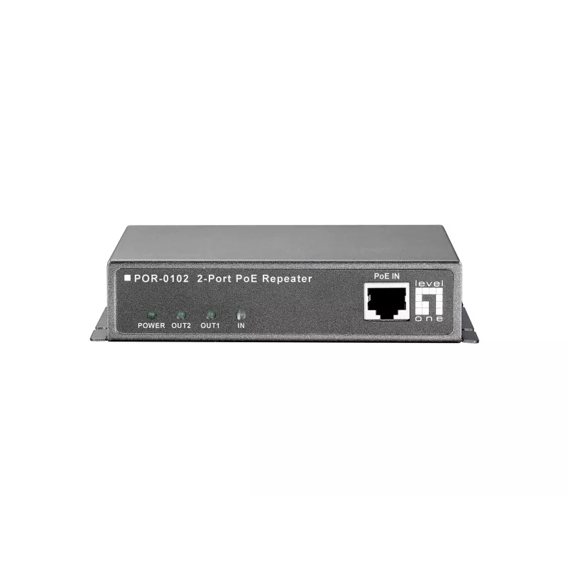 Repetidor PoE LevelOne, 2 portas, em cascata