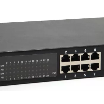 Switch PoE Gigabit LevelOne de 24 portas, 802.3at/af PoE, 630W