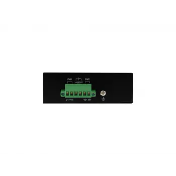Switch Industrial PoE Fast Ethernet LevelOne de 8 portas, 4 saídas PoE, 802.3at/af PoE, 126W, -40°C a 75°C