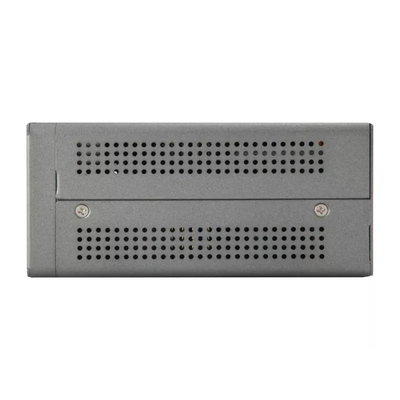 LevelOne IGP-1271 TURING switch industrial gerido L3 Lite Gigabit PoE+, 12 portas (8 x PoE+, 4 x SFP), 240 W, calha DIN, DC
