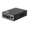 Switch Conversor de Meios LevelOne RJ45 para SFP Gigabit, 2 x SFP, 1 x RJ45