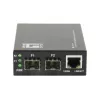 Switch Conversor de Meios LevelOne RJ45 para SFP Gigabit, 2 x SFP, 1 x RJ45
