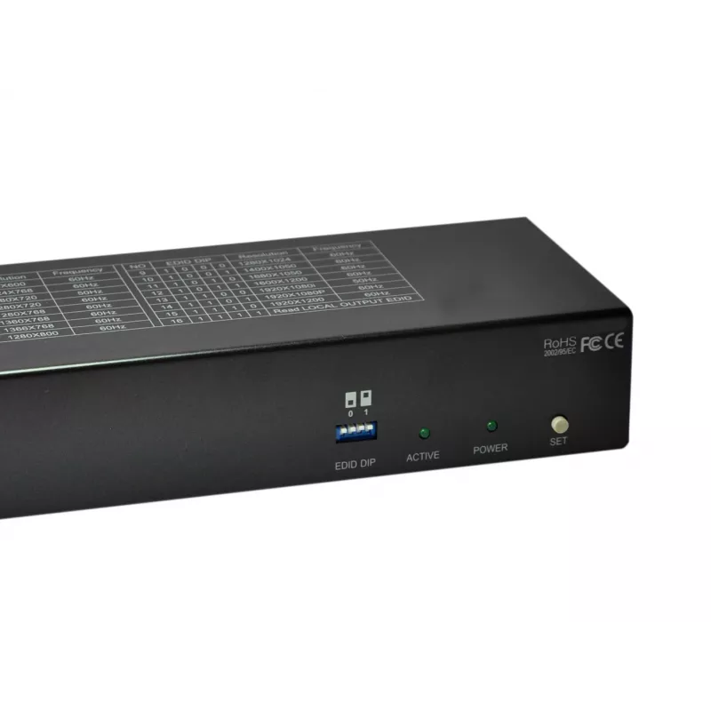 Transmissor HDMI sobre Cat.5 LevelOne, 300 m, 8 saídas de canal