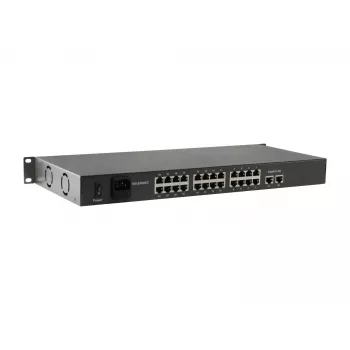Switch não gerido LevelOne FGP-2601W150 26 portas Fast Ethernet PoE