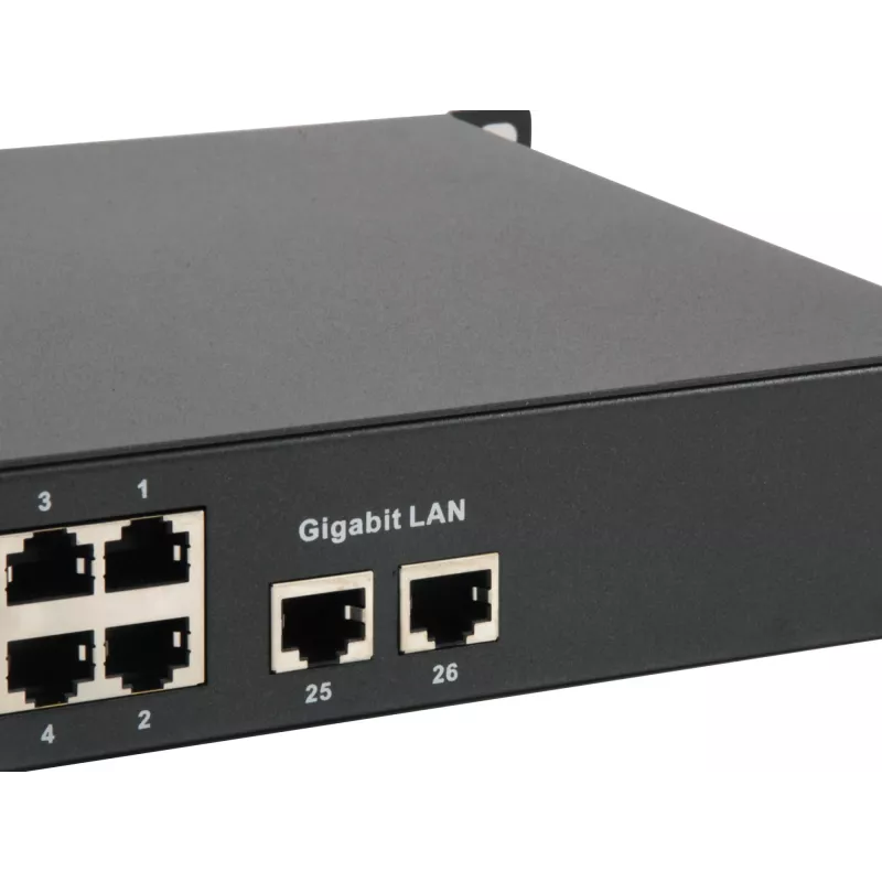Switch não gerido LevelOne FGP-2601W150 26 portas Fast Ethernet PoE
