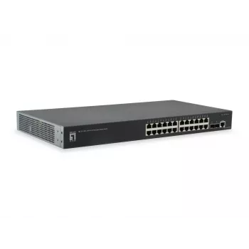 Switch gerido L2 Gigabit LevelOne KILBY 26 portas, 2 x 10GbE SFP+