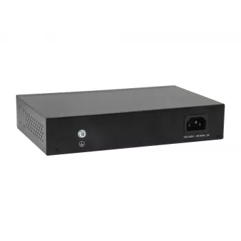 Switch PoE Gigabit Web Smart LevelOne de 10 portas, 8 saídas PoE, 2 x Gigabit SFP, 70W