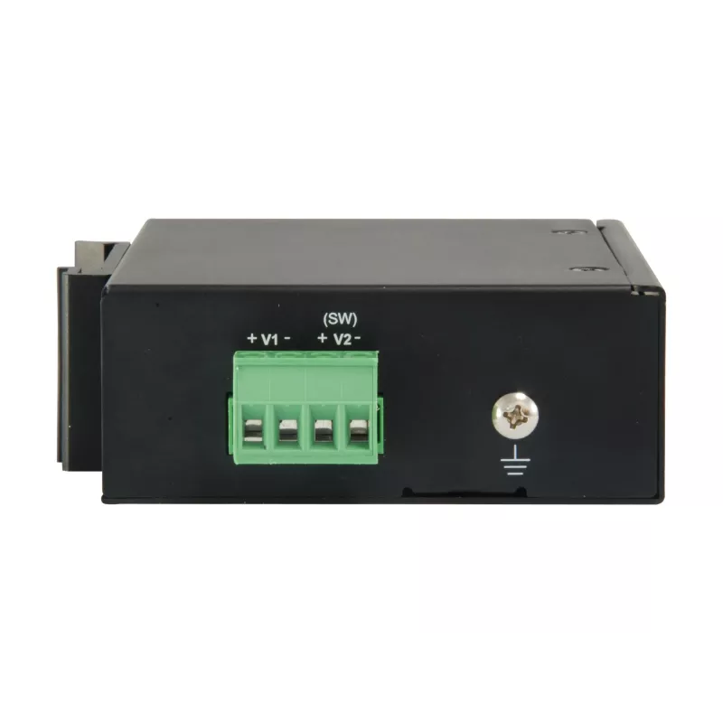Conversor de mídia industrial Gigabit LevelOne RJ45 para SFP, 1 saída PoE
