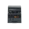 Fonte de alimentação industrial 24V DC LevelOne, 60W, calha DIN