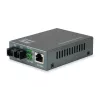 Conversor de mídia Fast Ethernet LevelOne RJ45 para SC, fibra monomodo, 1550 nm, 120 km