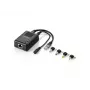Splitter PoE Fast Ethernet LevelOne, 802.3af PoE, saída 5-12V DC