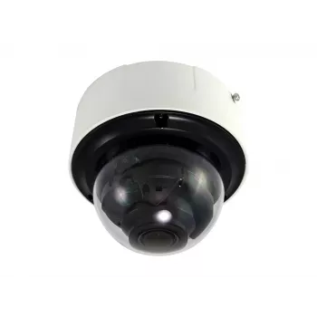 Câmara IP de rede fixa dome LevelOne GEMINI, 2 megapixels, H.265, 60 fps HFR, zoom ótico 4,3x, LEDs IR, interior/exterior