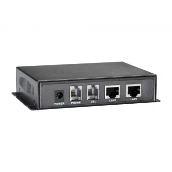 Conversor de mídia de rede LevelOne VDS-1201 100 Mbit/s preto