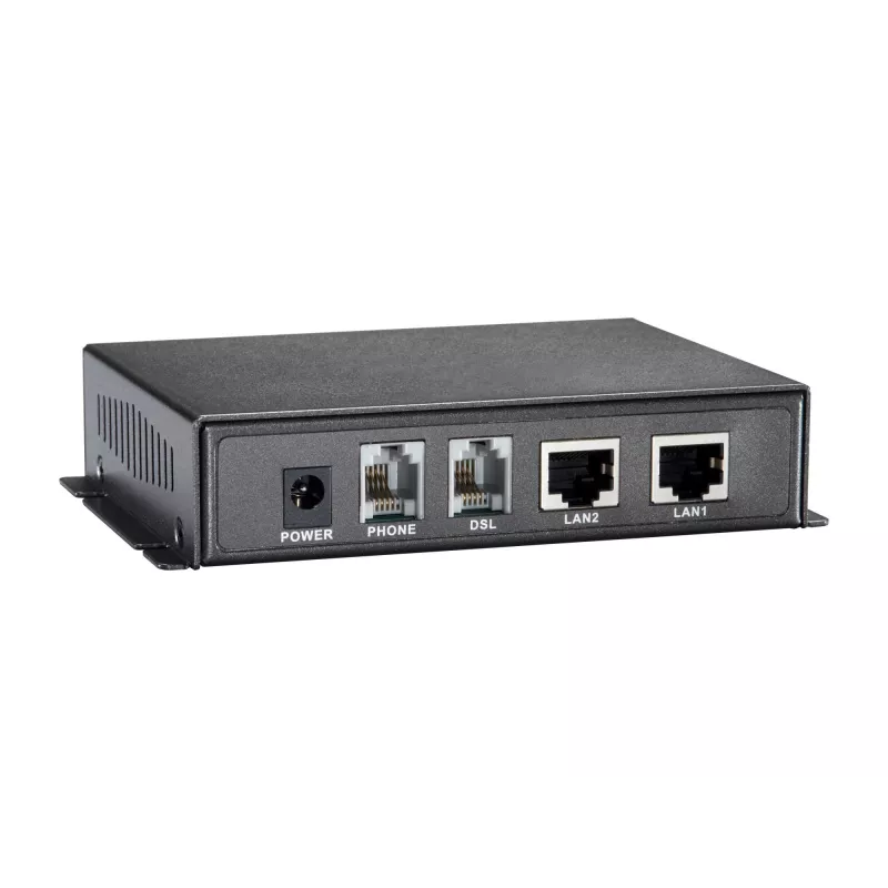 Conversor de mídia de rede LevelOne VDS-1201 100 Mbit/s preto