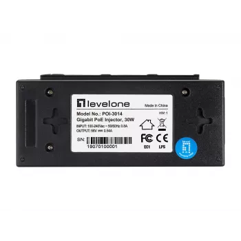 Adaptador PoE LevelOne POI-3014 Fast Ethernet, Gigabit Ethernet 52 V