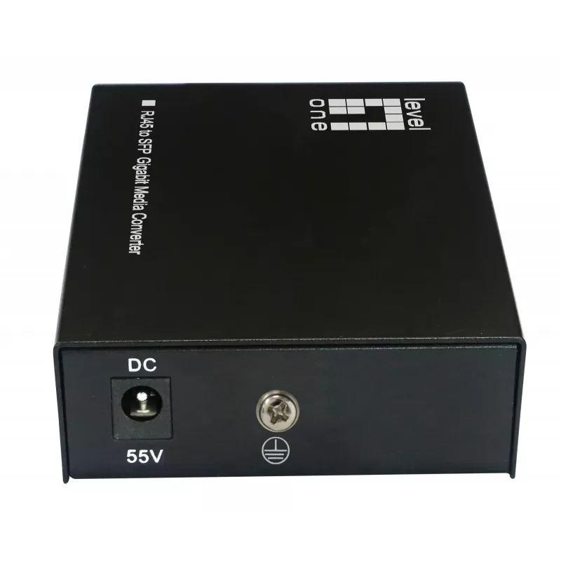 Conversor de meios Gigabit LevelOne RJ45 para SFP, 802.3bt 60W PoE PSE