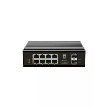 Switch de rede LevelOne IGP-1031 Gigabit Ethernet (10/100/1000) Power over Ethernet (PoE) preto