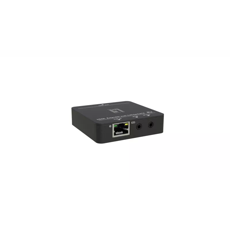 Extensor AV LevelOne HVE-9006 transmissor e recetor AV preto