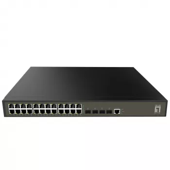 Switch de rede LevelOne GEL-2871 gerido L2+ Gigabit Ethernet (10/100/1000) 1U preto