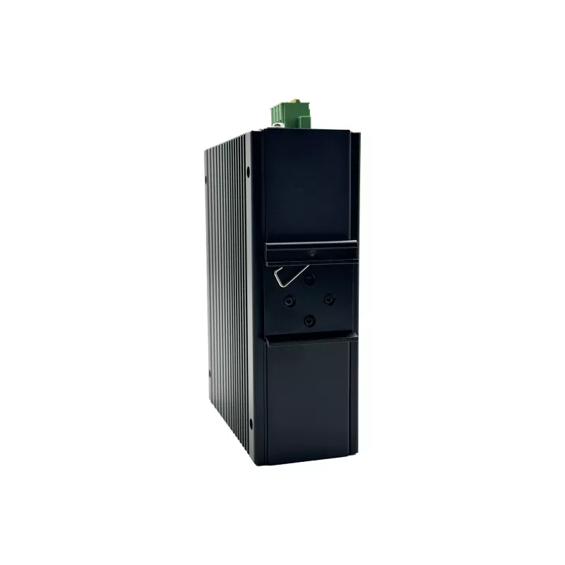 LevelOne Switch Industrial Gerido L2 Plus Gigabit de 10 Portas, 8x 1GbE RJ45, 2x 1/2.5GbE SFP, Calha DIN, -40°C a 75°C