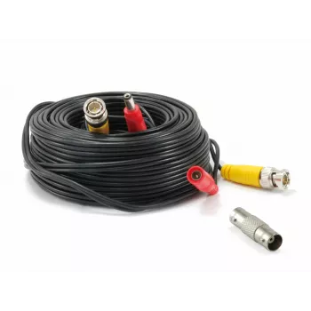 LevelOne CAS-5018 Cabo Coaxial 18 m BNC DC Preto