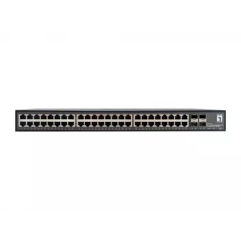 LevelOne GTU-5211 Switch de Rede Não Gerido Gigabit Ethernet (10/100/1000) Preto